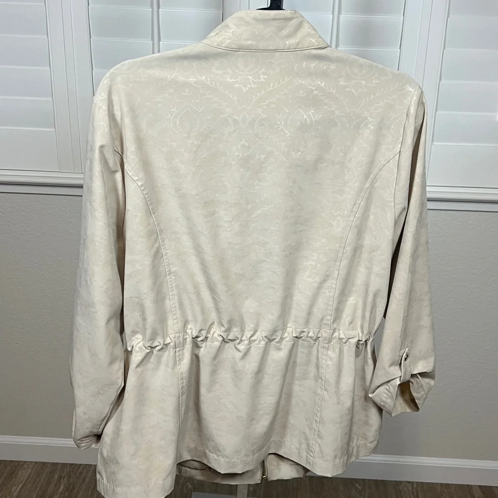 Chico's Cream Utility Jacket - Picture 2 of 4